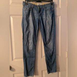 paige jeans skyline ankle peg size 28